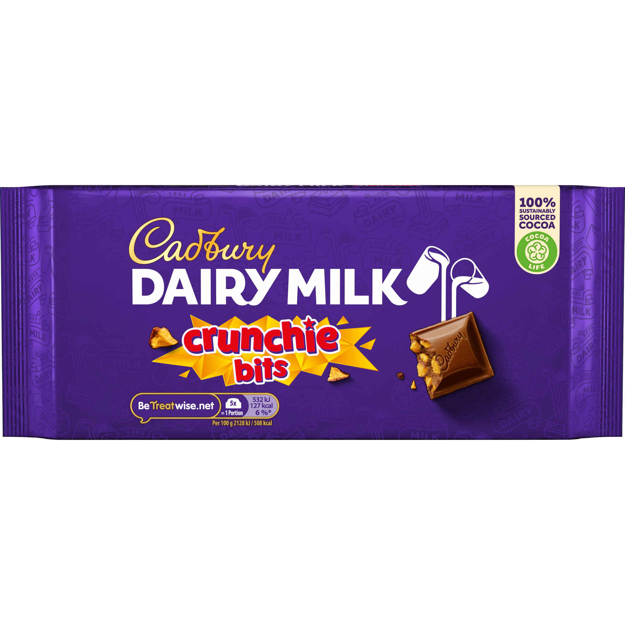 Tablete de Chocolate Dairy Milk Crunchie Tablete de Chocolate Dairy Milk Crunchie