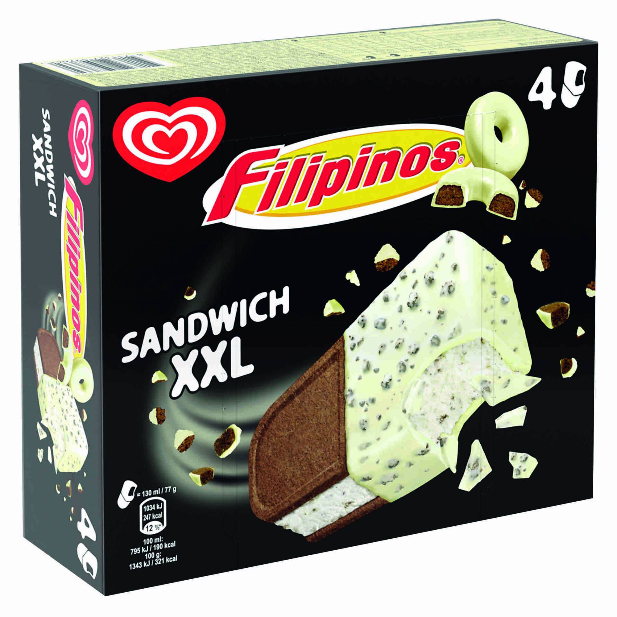 Gelado Sandwich XXL Filipinos