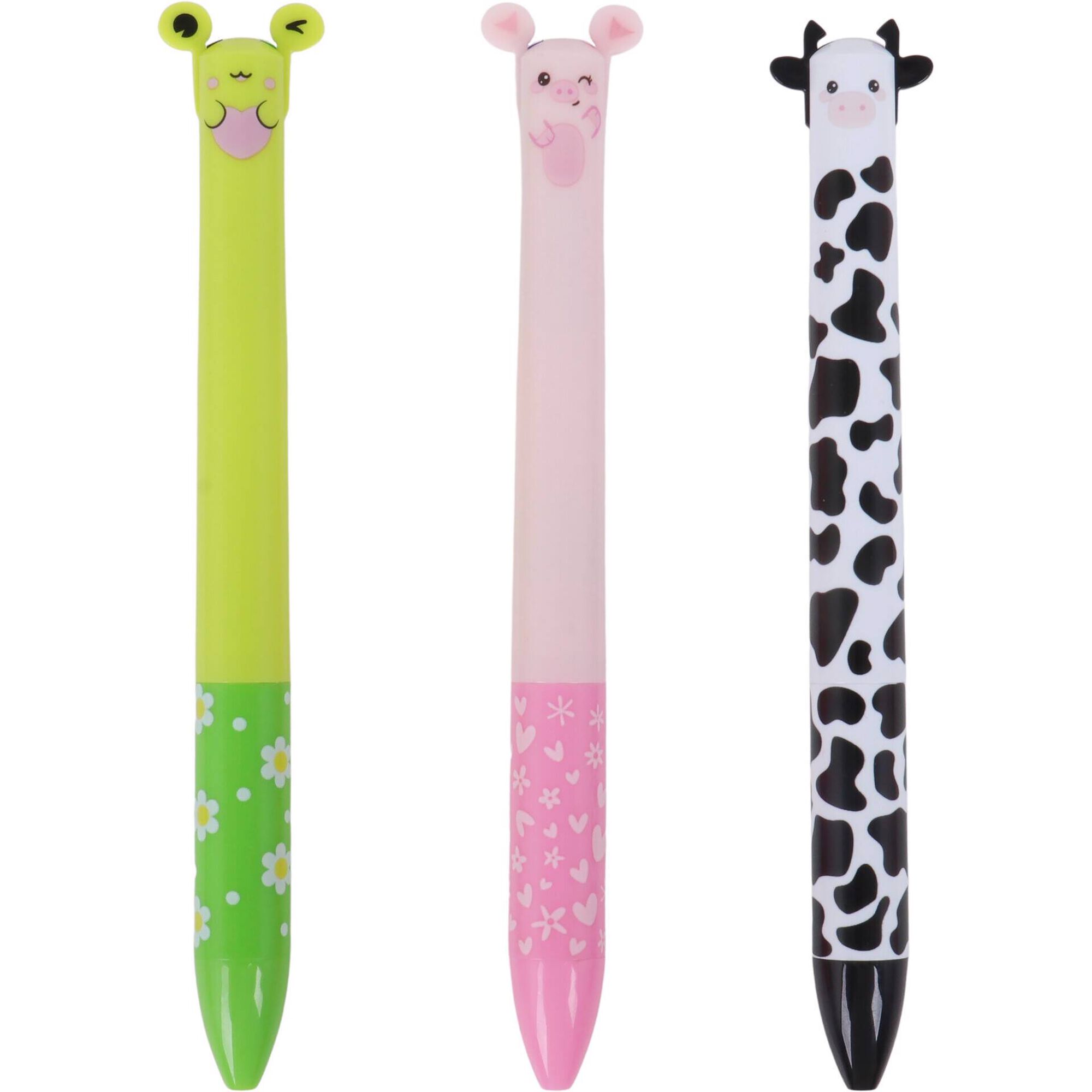 Canetas Apag&aacute;veis de 2 Cores (v&aacute;rios modelos)