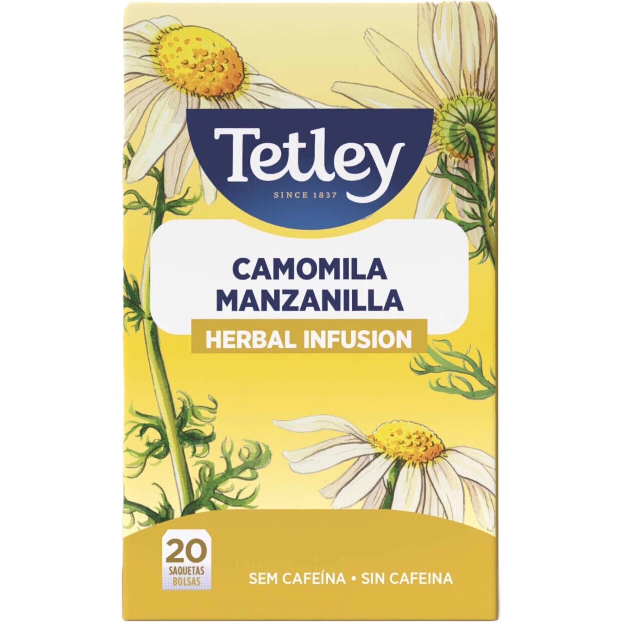 Infus&atilde;o Camomila Saquetas Tetley