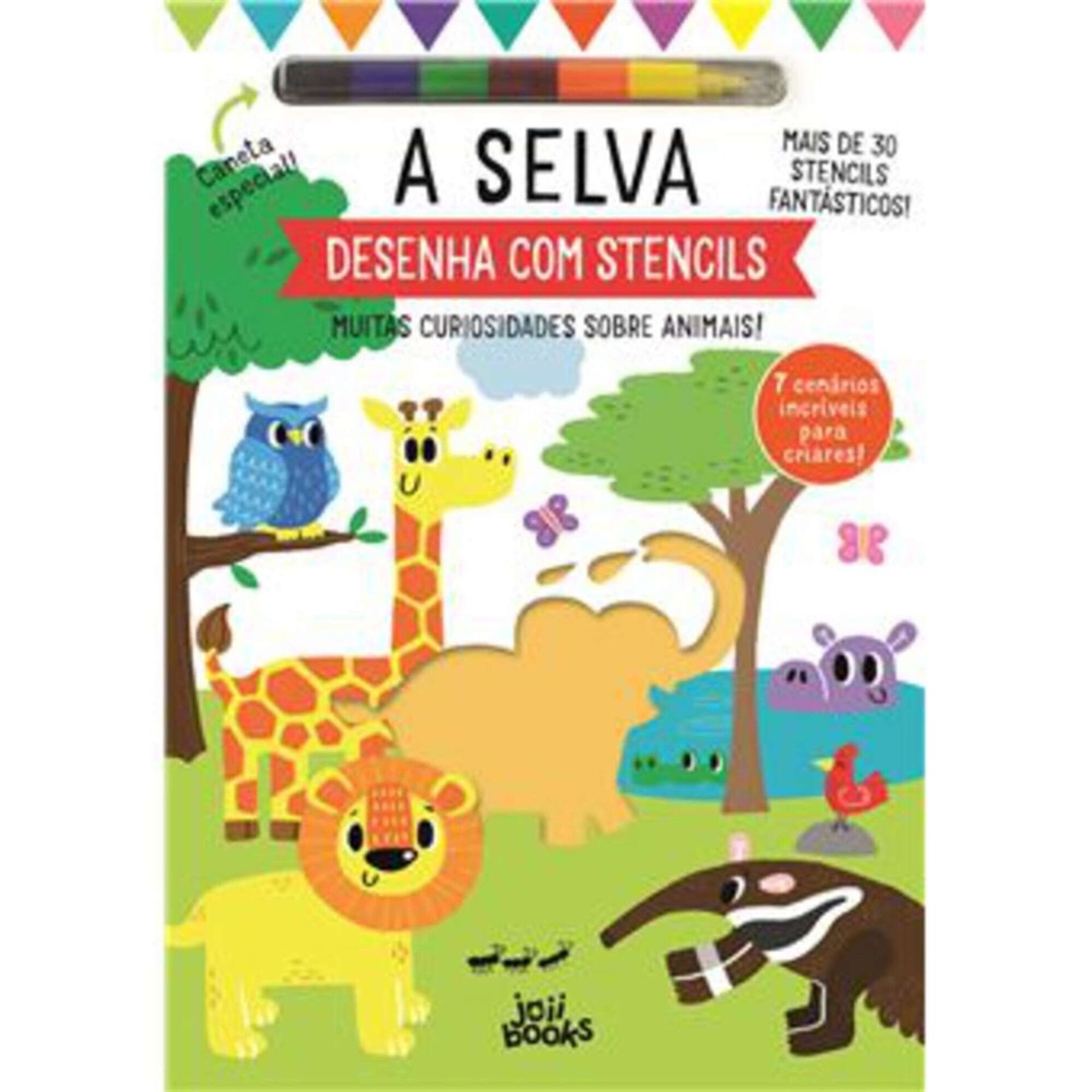 Desenha com Stencils - A Selva
