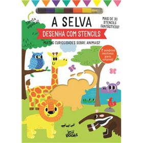 Desenha com Stencils - A Selva de Elizabeth Golding