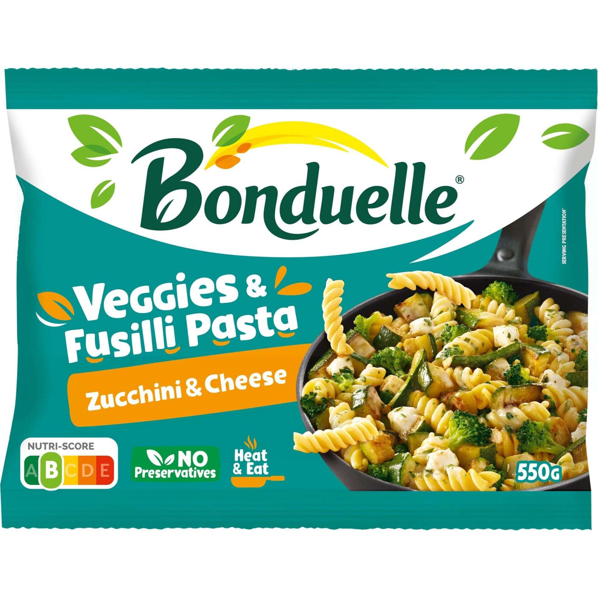 Fusilli Courgete e Queijo Bonduelle