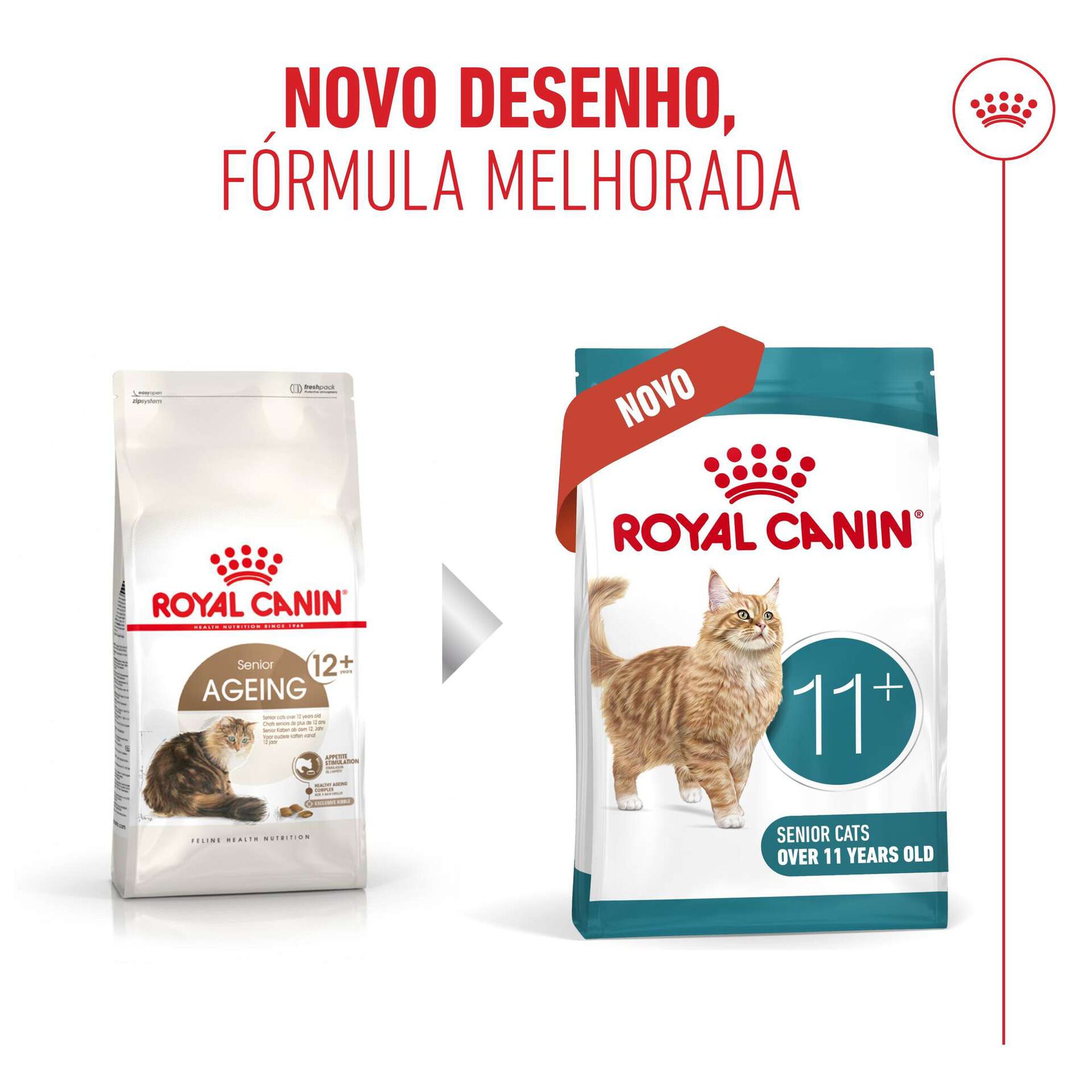 Ra&ccedil;&atilde;o para Gato S&eacute;nior Ageing+11 Royal Canin