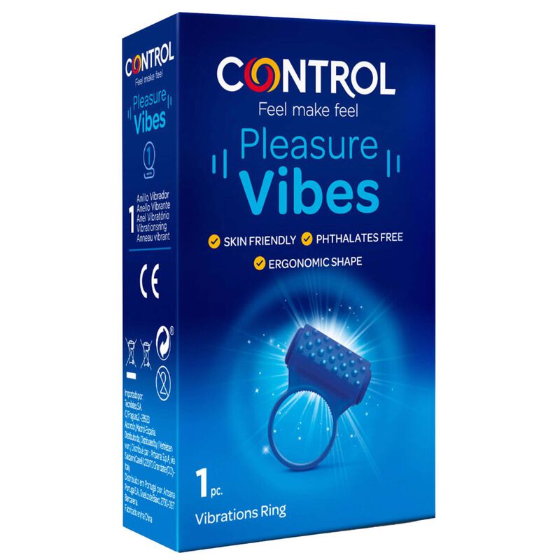 Anel Vibratório Pleasure Vibes Control