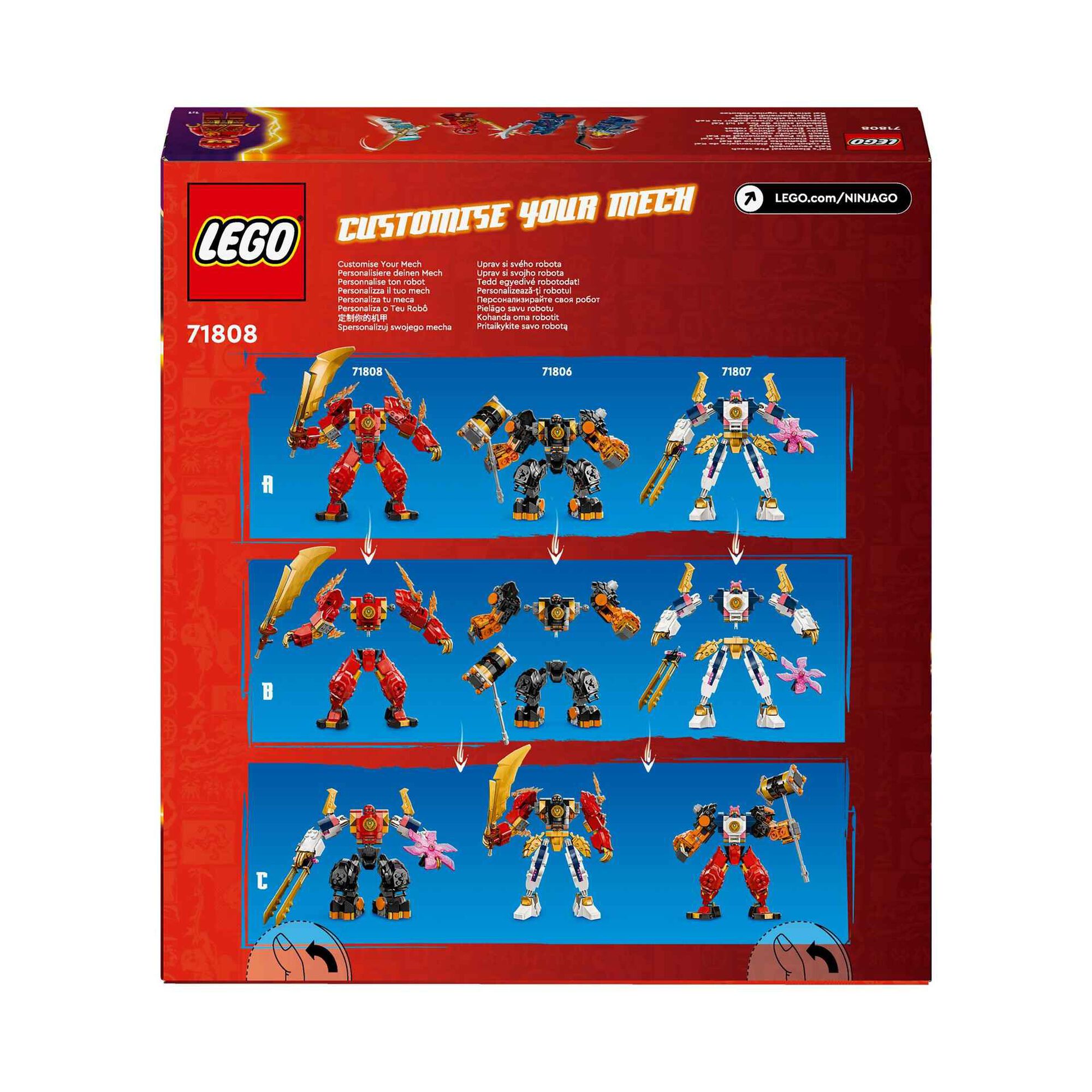 LEGO Ninjago - Rob&ocirc; do Fogo Elemental do Kai - 71808