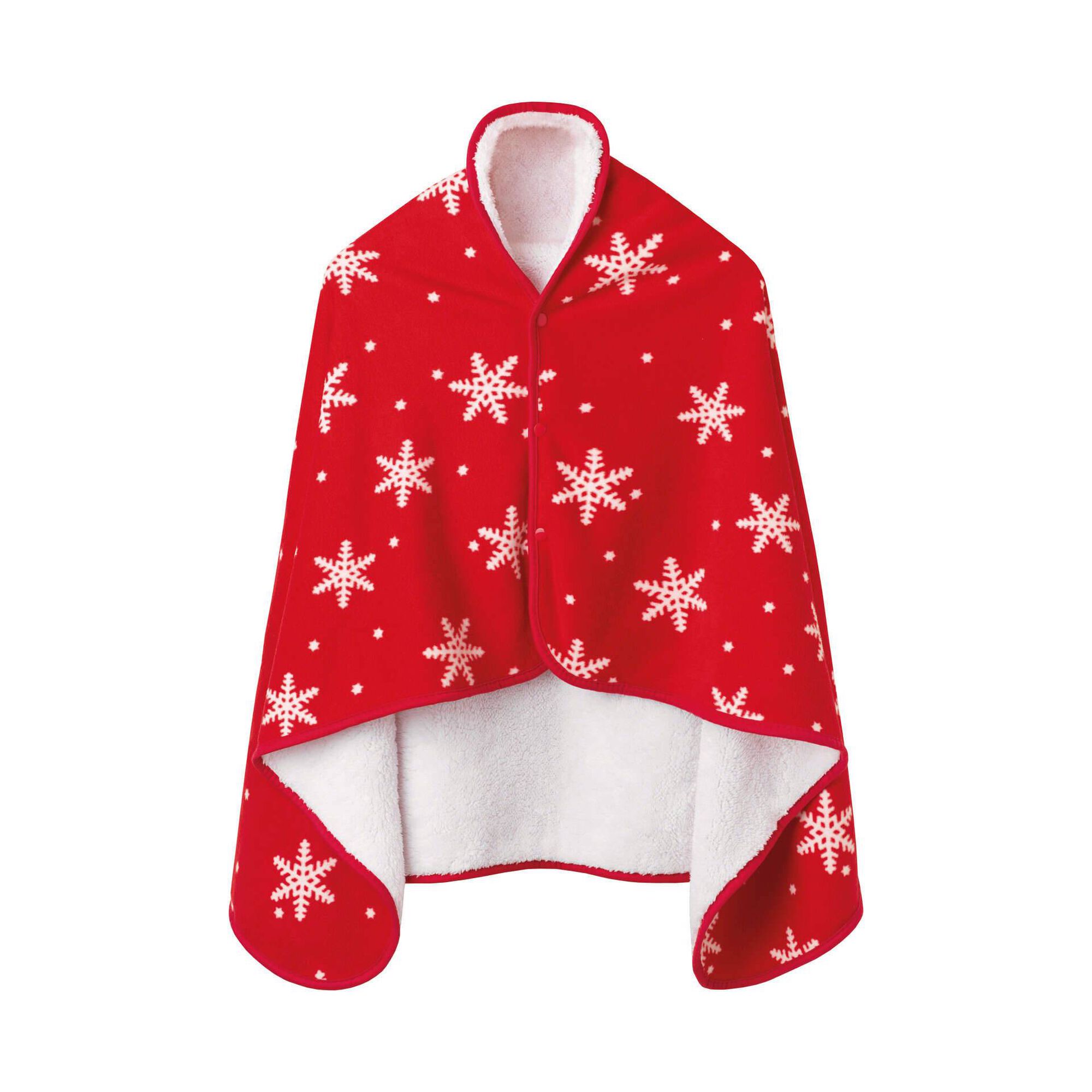 Manta Poncho 80x134cm Estalactites Vermelho