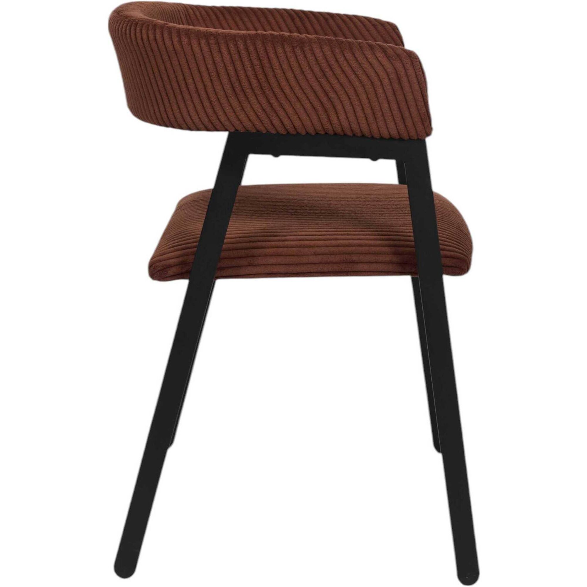 Conjunto de 2 Poltronas Estofadas Terracota Scott