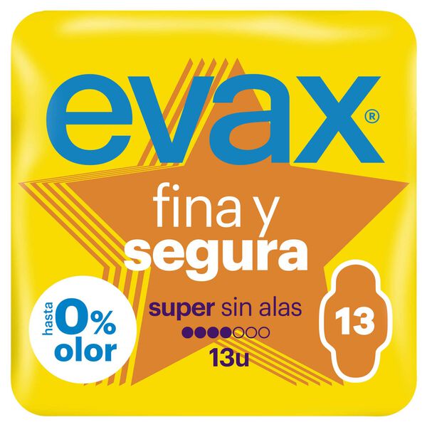 Pensos Higiénicos Fina e Segura Maxi Evax