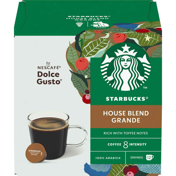 Cápsulas de Café House Blend Americano Int 8 Starbucks