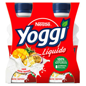 Iogurte L&iacute;quido Frutos Tropicais Yoggi