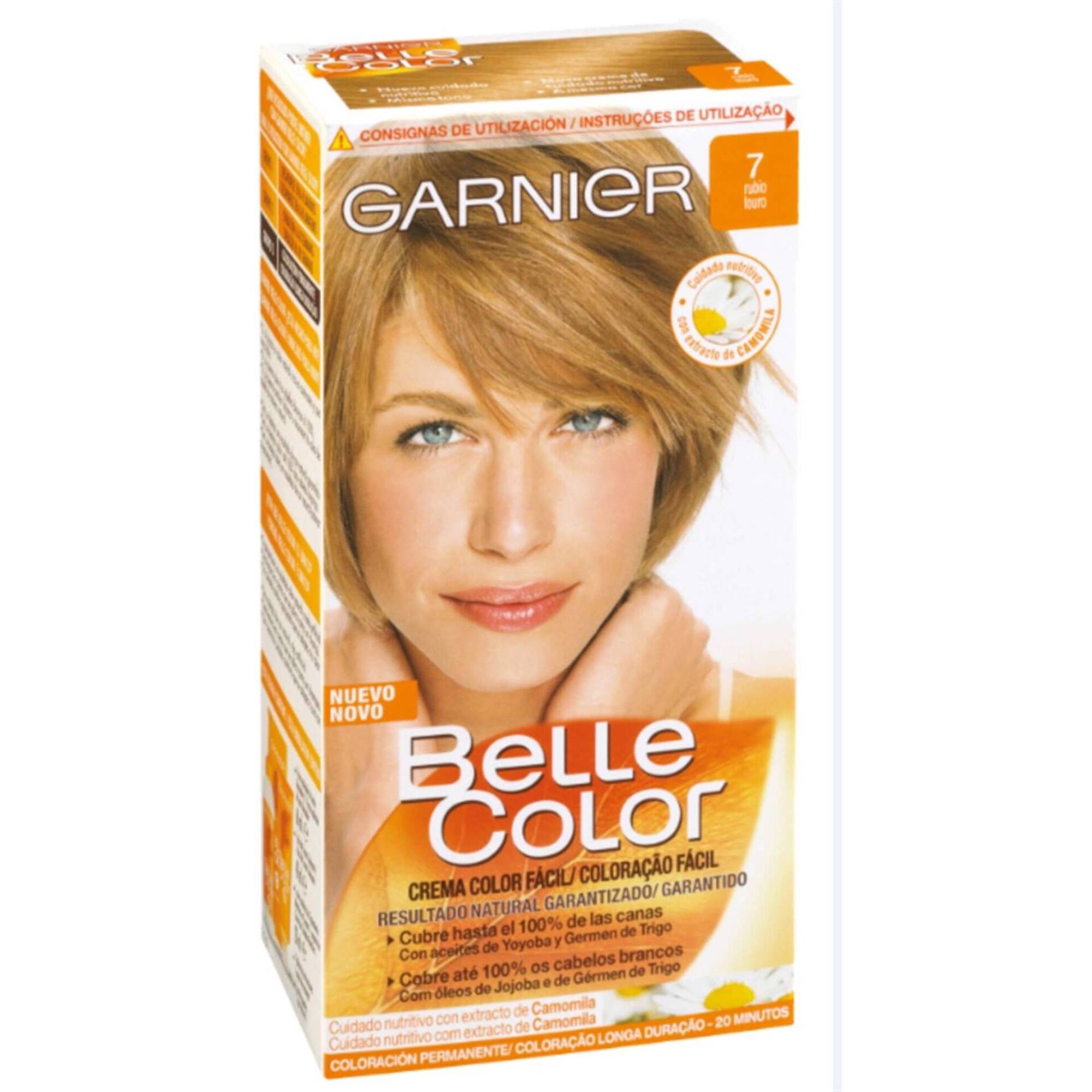 Coloração Permanente Belle Color Louro 7.0 Coloração Permanente Belle Color Louro 7.0