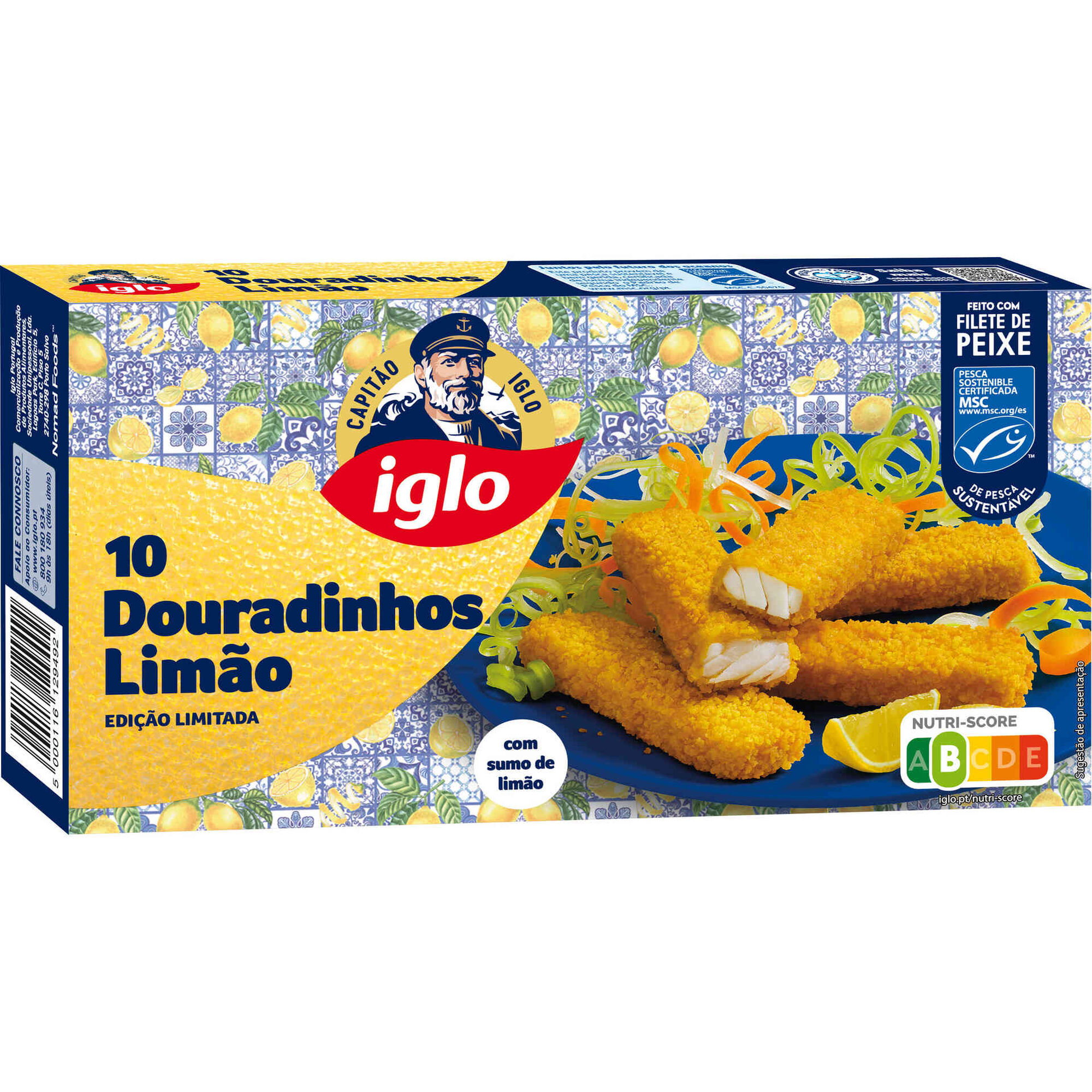 Douradinhos de Peixe com Sumo de Limão