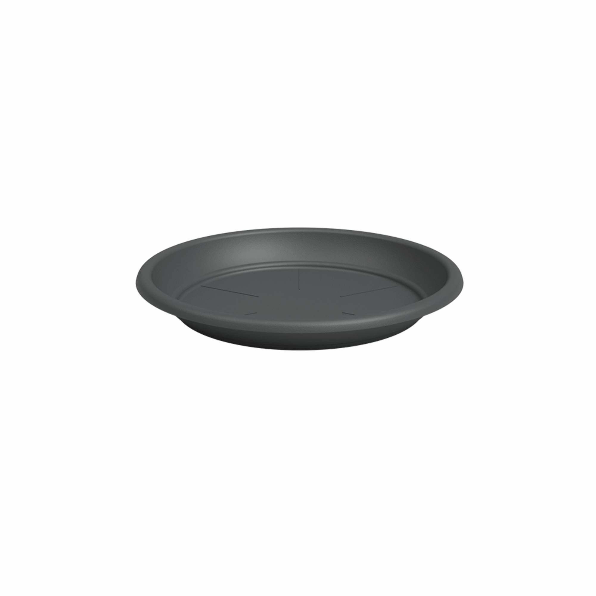 Prato Redondo Plástico 22cm Antracite Prato Redondo Plástico 22cm Antracite