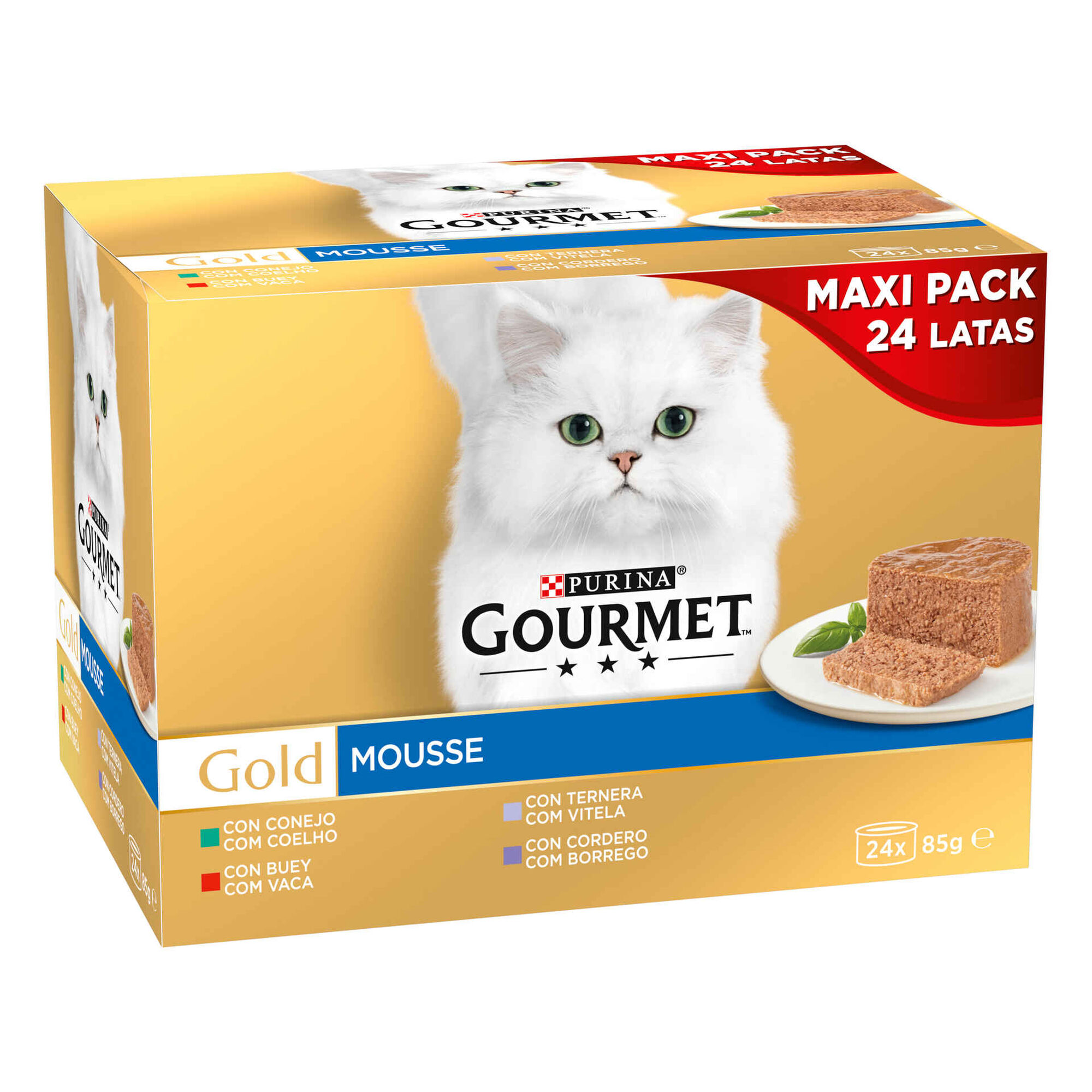 Comida Húmida para Gato Adulto Seleção Mousses