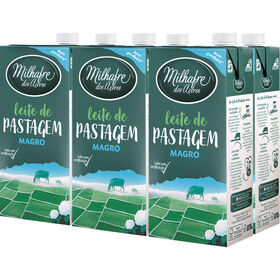 Leite UHT Magro Pastagem A&ccedil;ores Milhafre