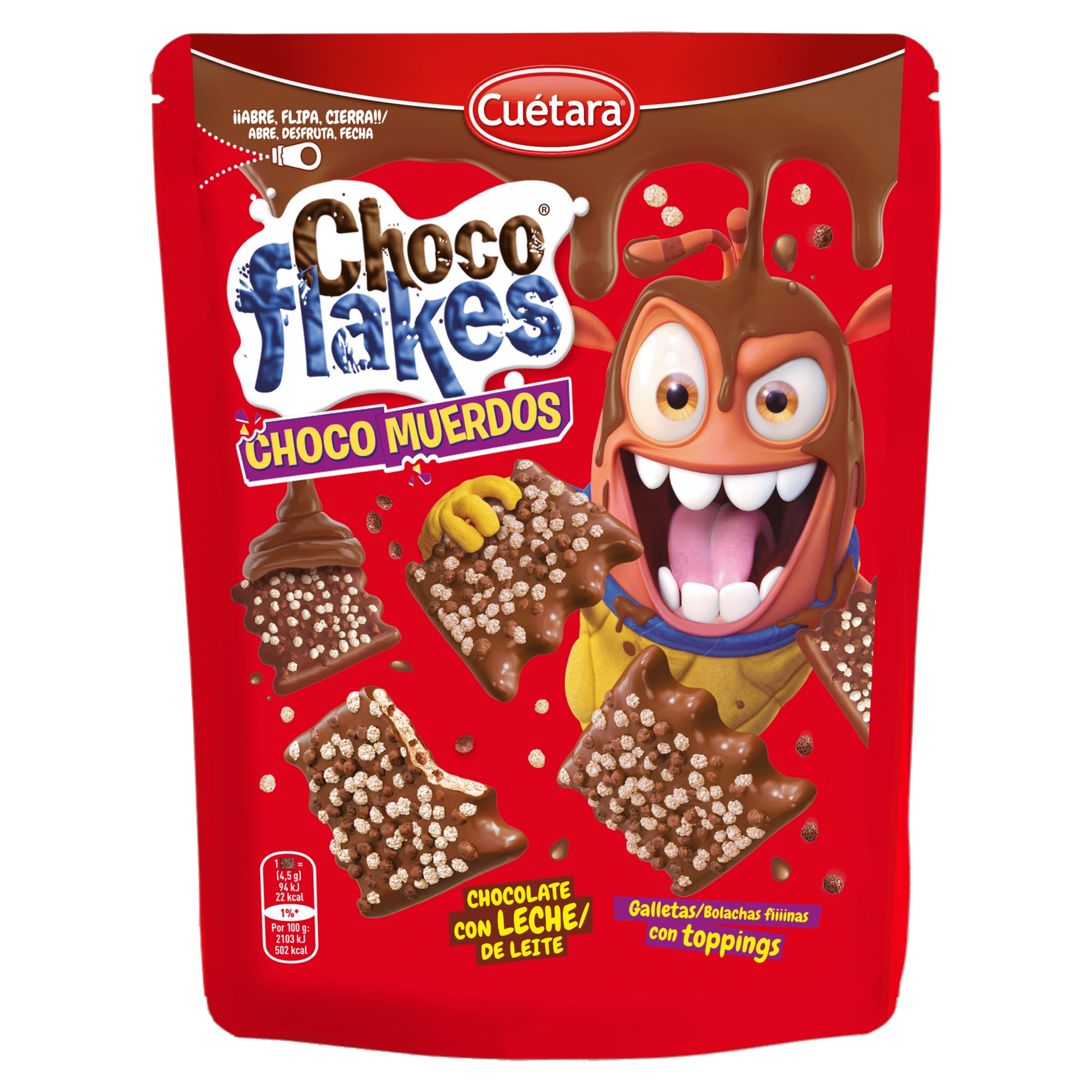 Bolacha Flakes Choco Muerdos