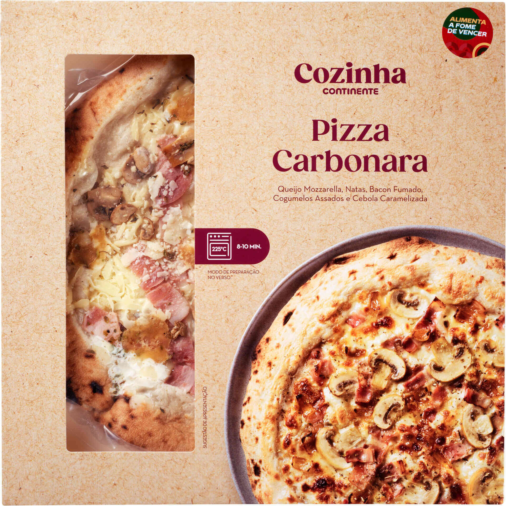 Pizza Fresca Carbonara Cozinha Continente