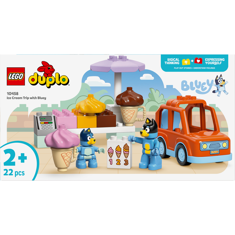 LEGO Bluey - Passeio Para Gelados Com A Bluey - 10458