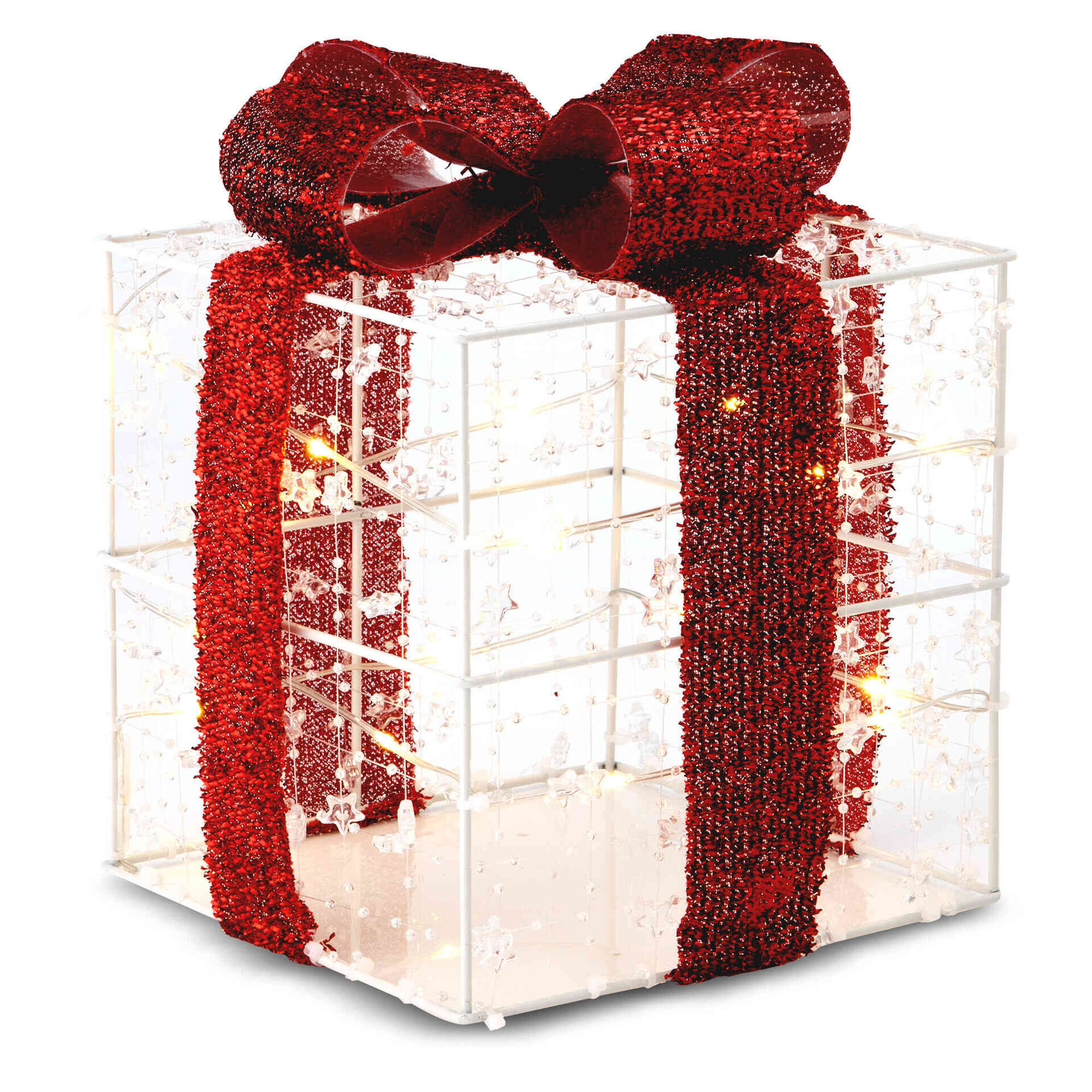 Presente Decorativo 21cm com Luz