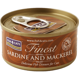 Comida H&uacute;mida para Gato Sardinha Com Cavala Fish4Cats