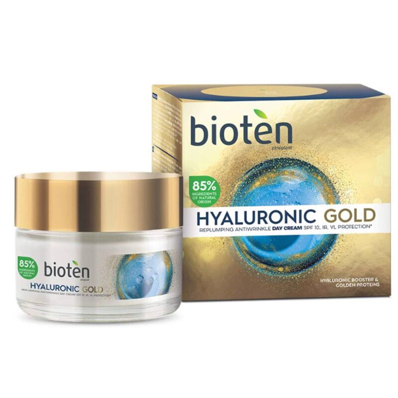 Creme de Rosto Dia Hyaluronic Gold Bioten