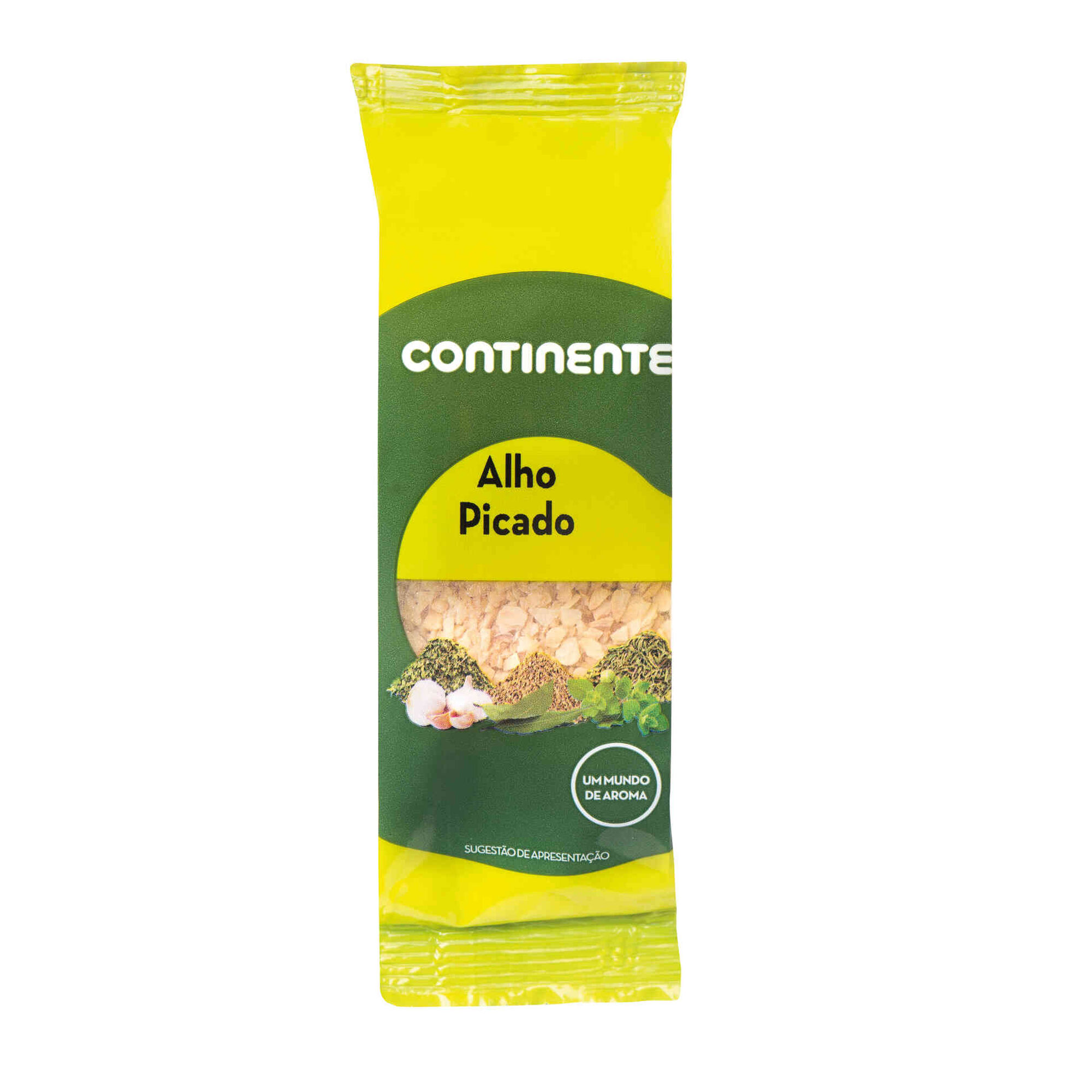 Alho Picado em Saqueta