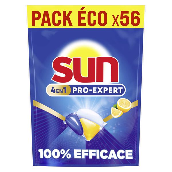 Detergente Máquina Loiça Pastilhas Pro-Expert Limão Sun