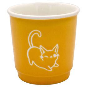 Copo Caf&eacute; 90ml Gato Amarelo Kasa
