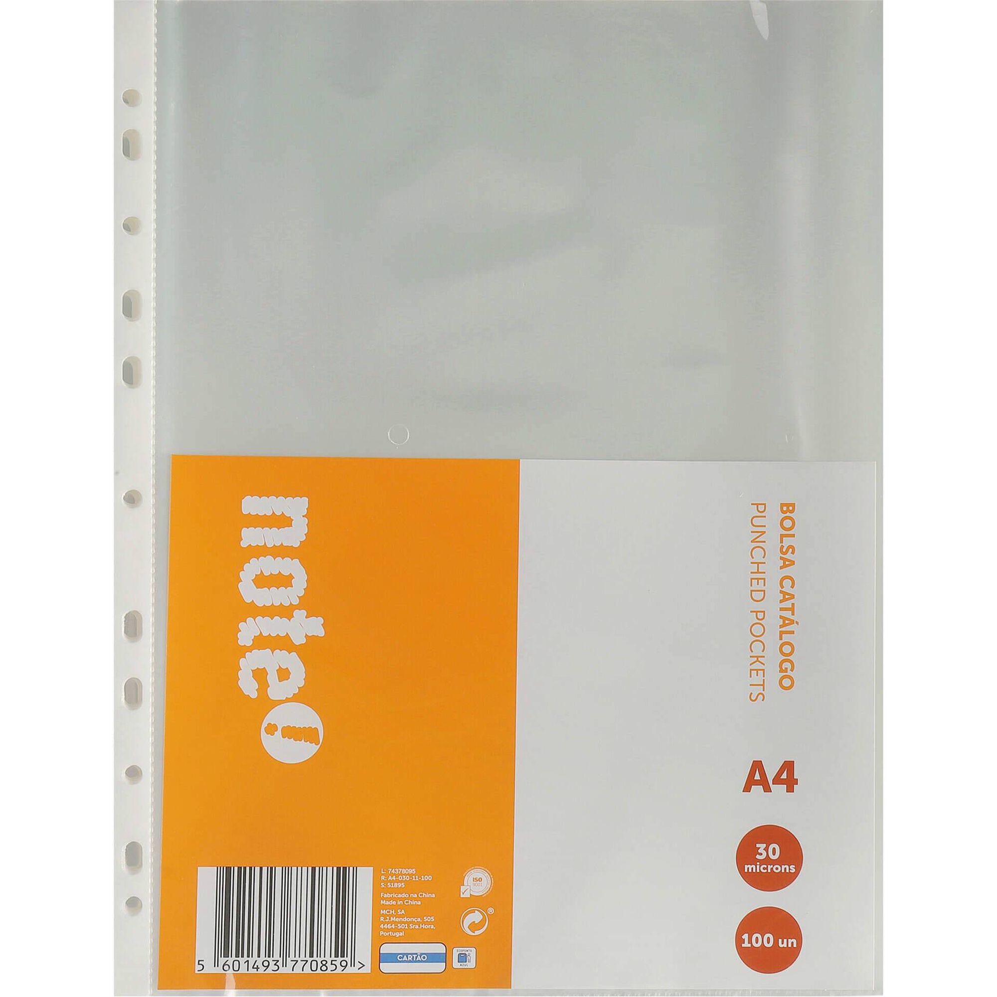 Bolsa Catálogo Cristal A4