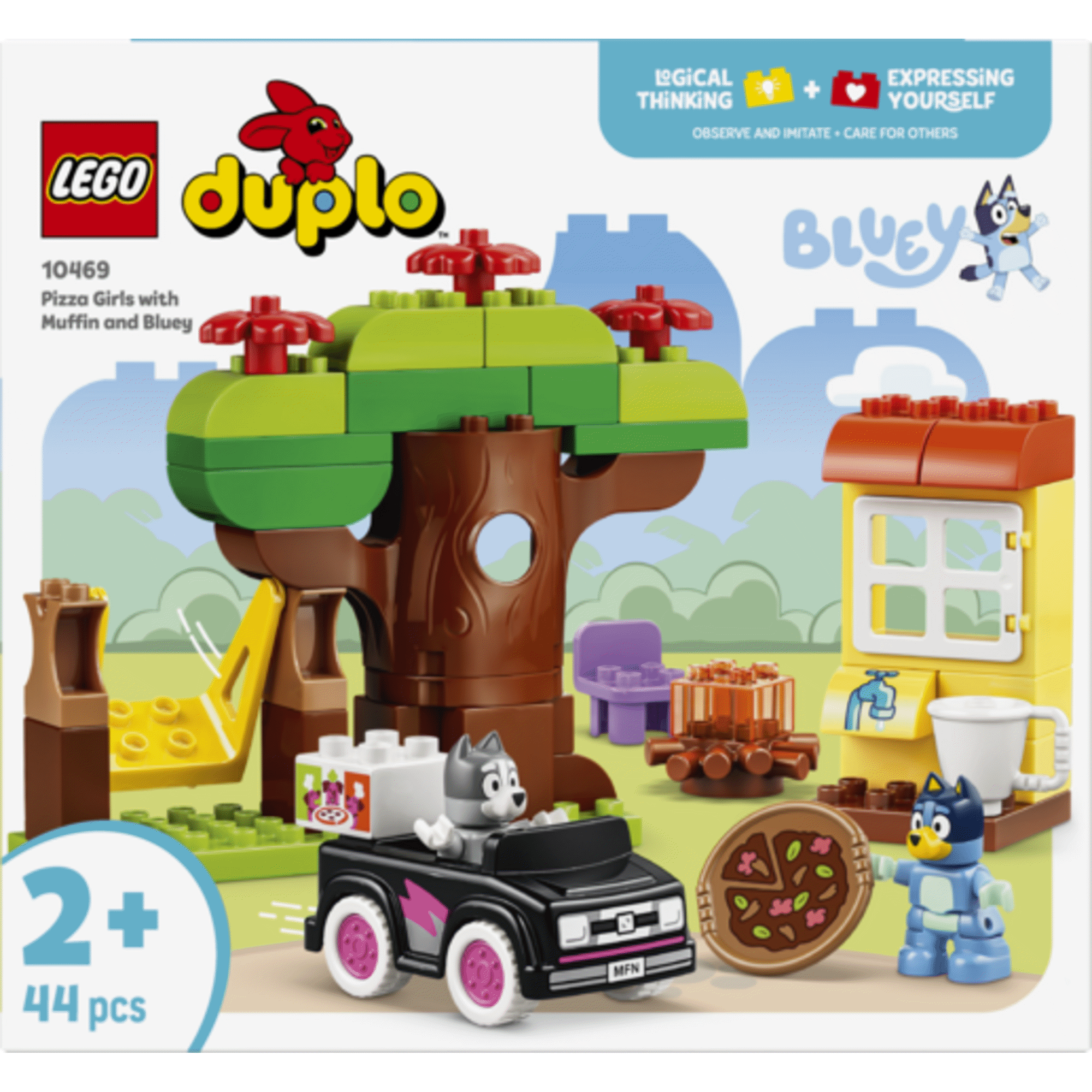 LEGO Duplo - Meninas da Pizza com a Muffin e a Bluey - 10469
