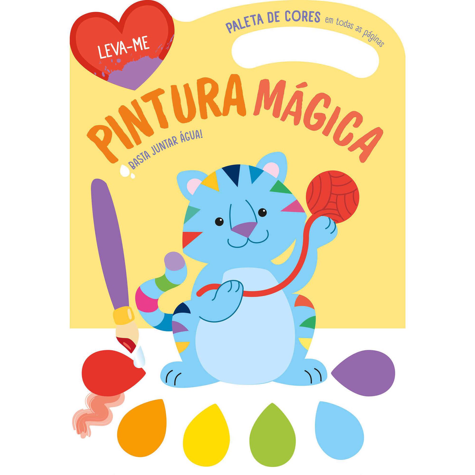 Pintura Mágica - Gato - Amarelo
