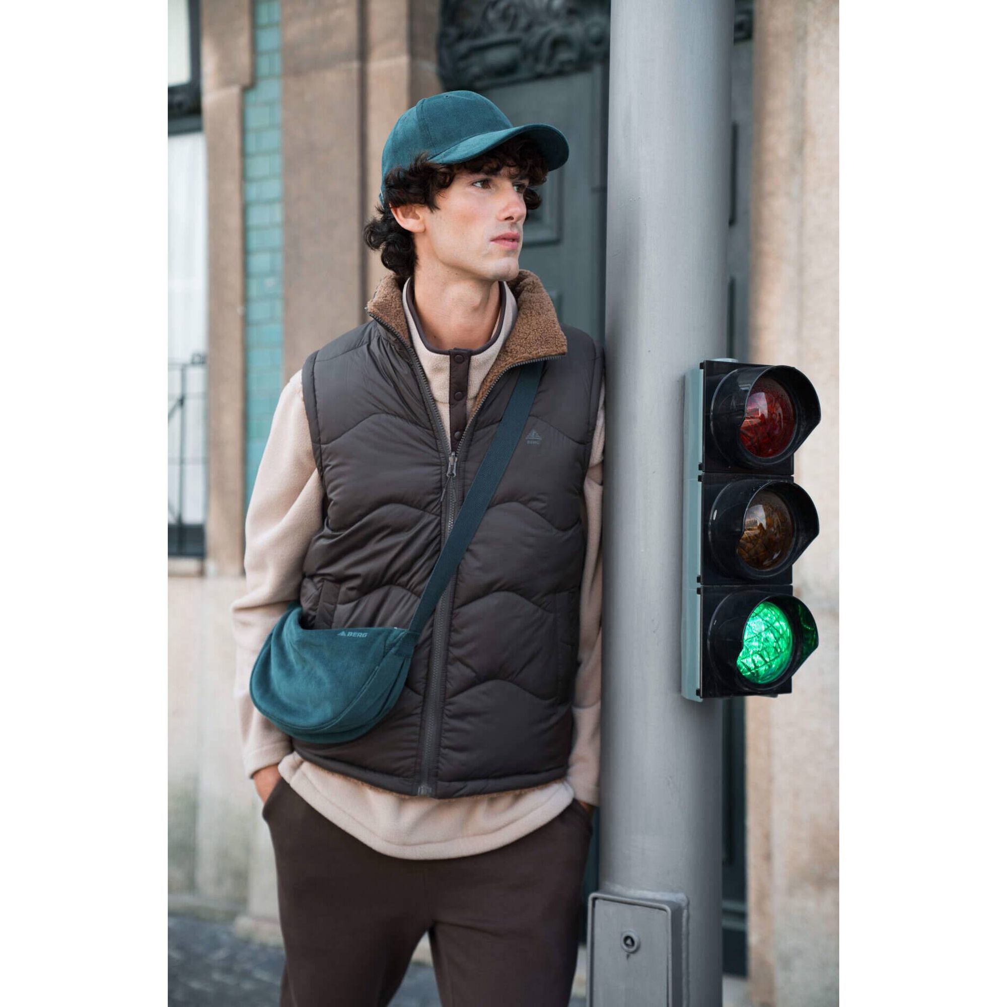 Camisola Polar Homem L Bege Berg