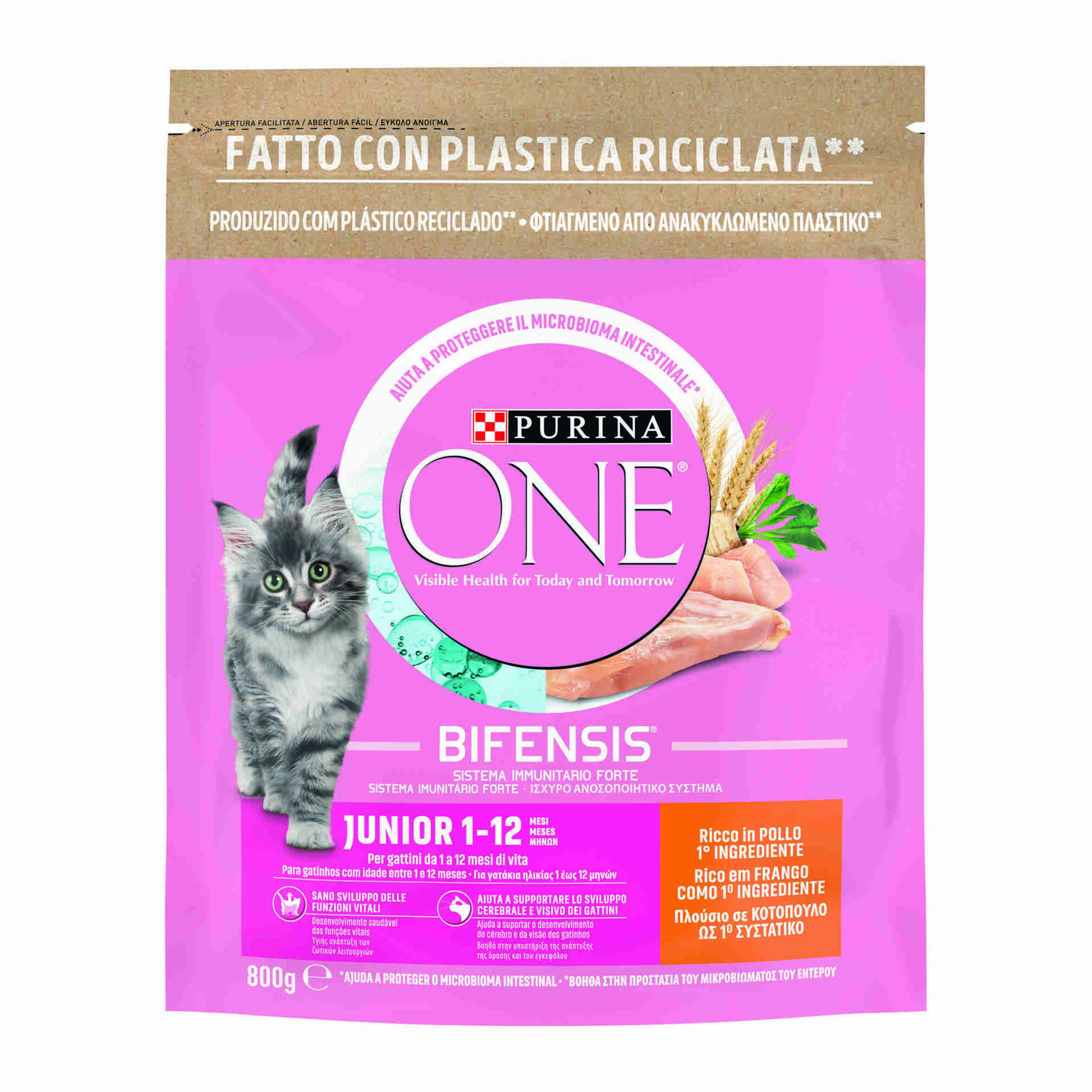 Ra&ccedil;&atilde;o para Gato J&uacute;nior Frango Purina One