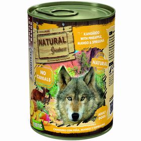 Comida H&uacute;mida para C&atilde;o Canguru e Abacaxi Natural Greatness