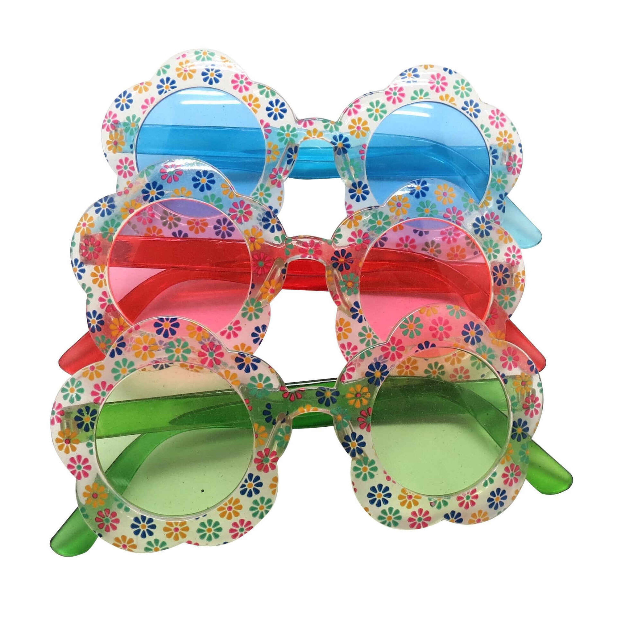&Oacute;culos Hippie Flower (v&aacute;rias cores)