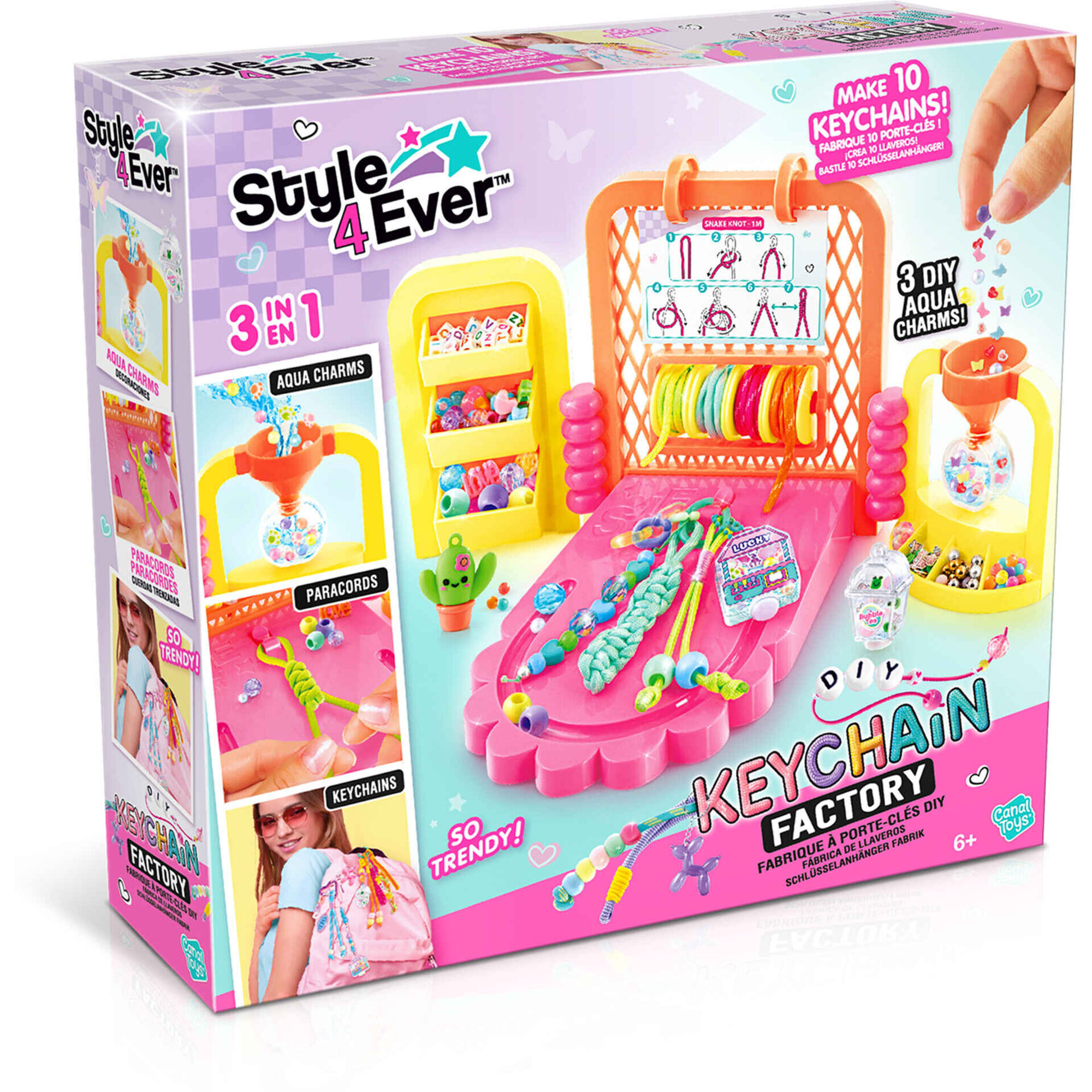 Zuru - Kit Style4Ever Fábrica de Porta-chaves 1 un