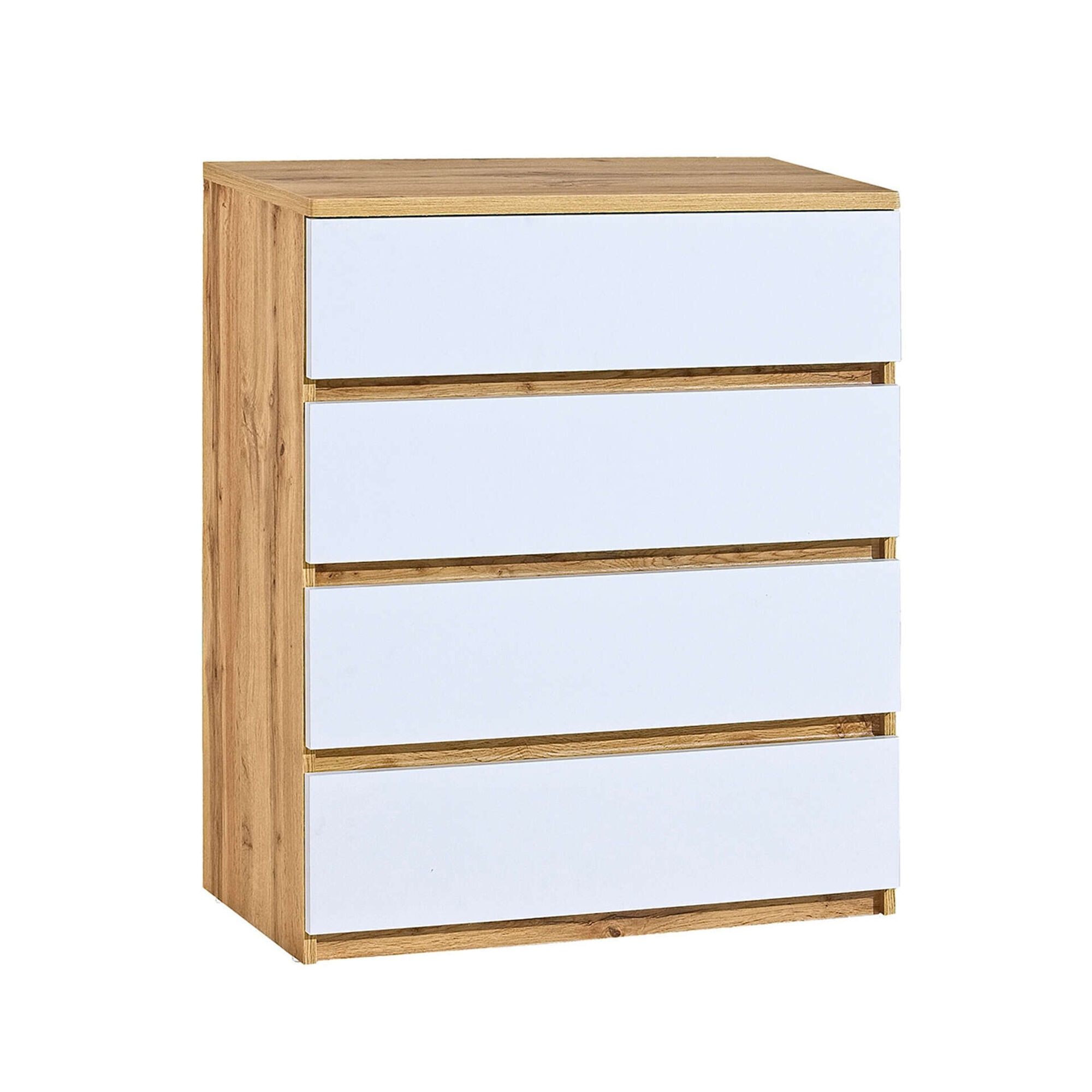 Cómoda 4 Gavetas 94x40x80cm Natural Arca
