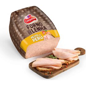 Fiambre de Peito Peru Fatiado no Balcão Forno de Lenha Fiambre de Peito Peru Fatiado no Balcão Forno de Lenha