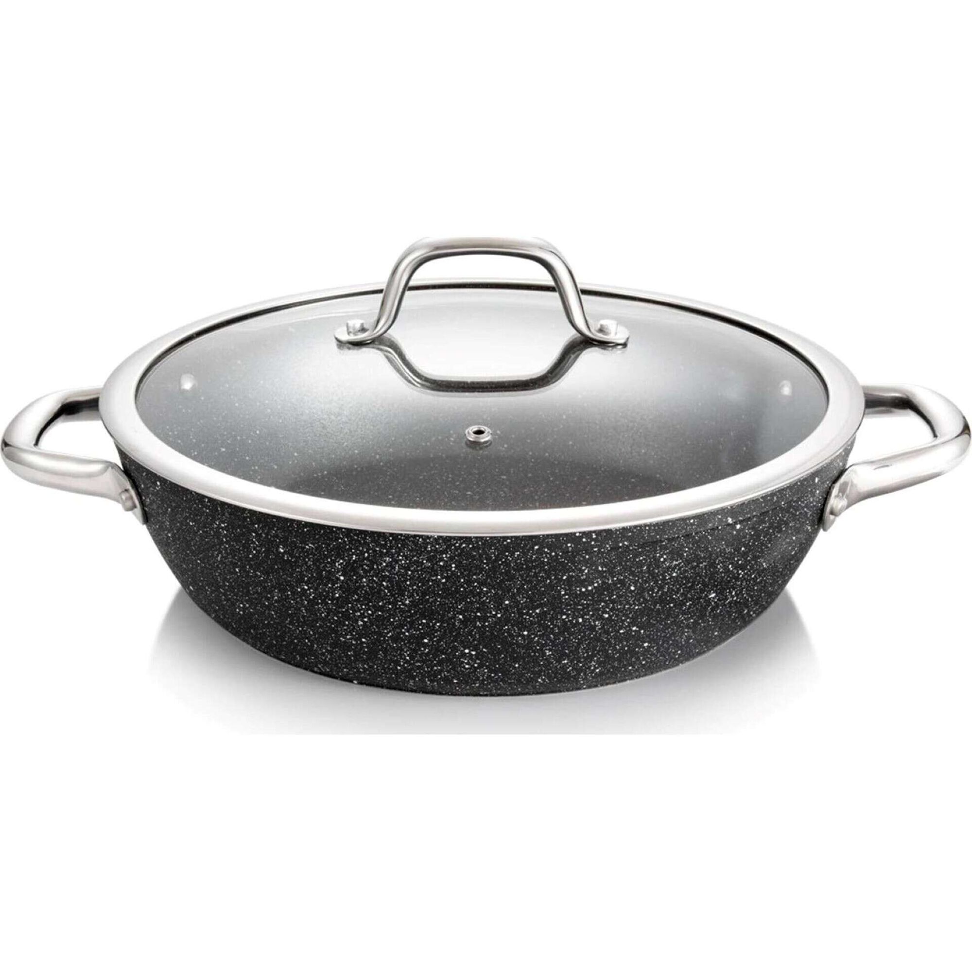 Frigideira com Tampa President Stone 28cm Tescoma