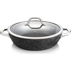 Frigideira com Tampa President Stone 28cm Tescoma