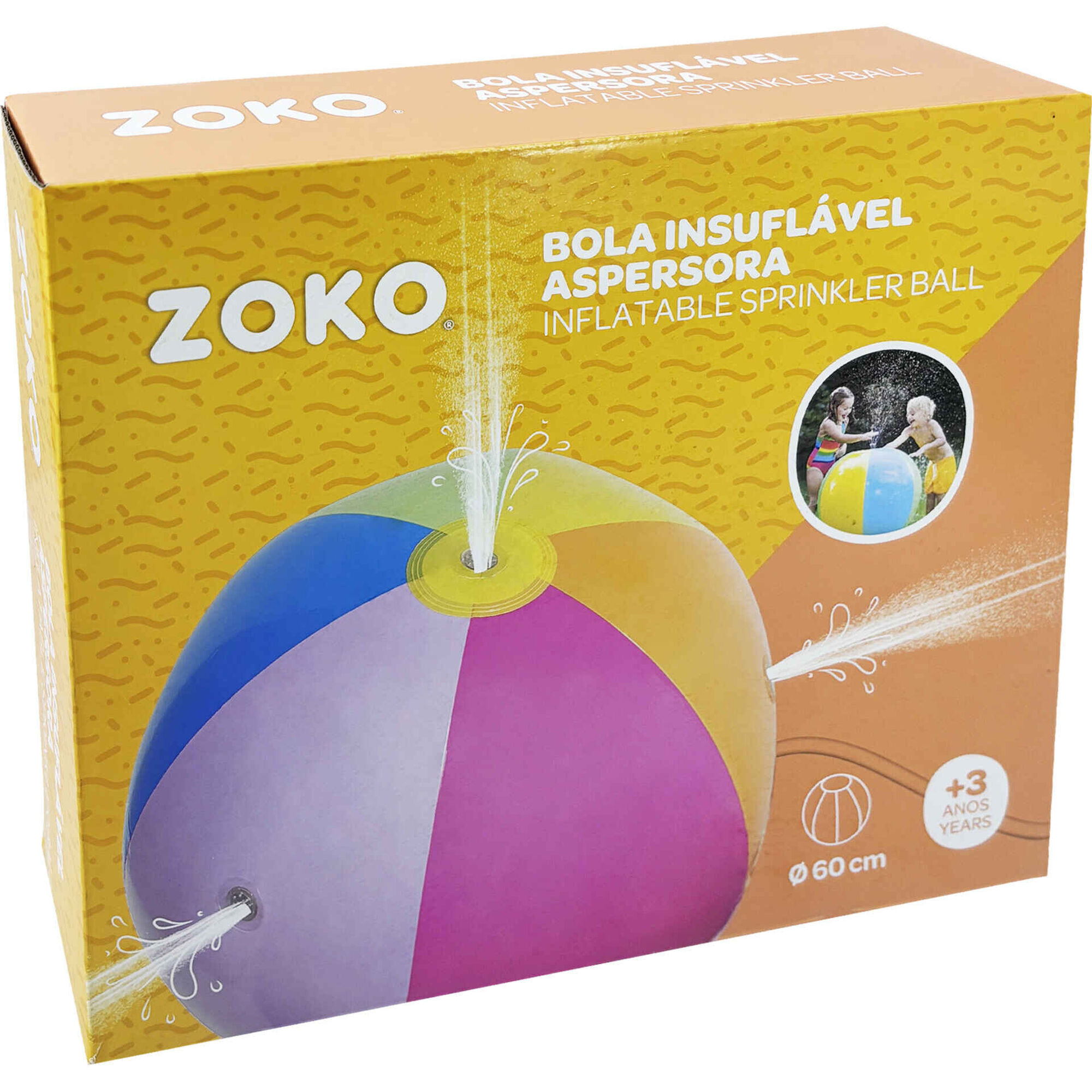 Bola Insuflável 60 cm Aspersora