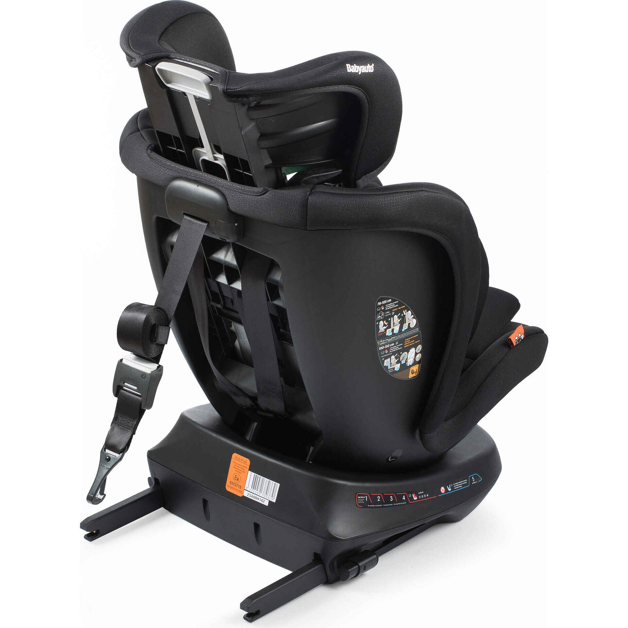 Cadeira Auto I-Size 40-150cm Isofix Rotativa Rodia Fix Preto Babyauto
