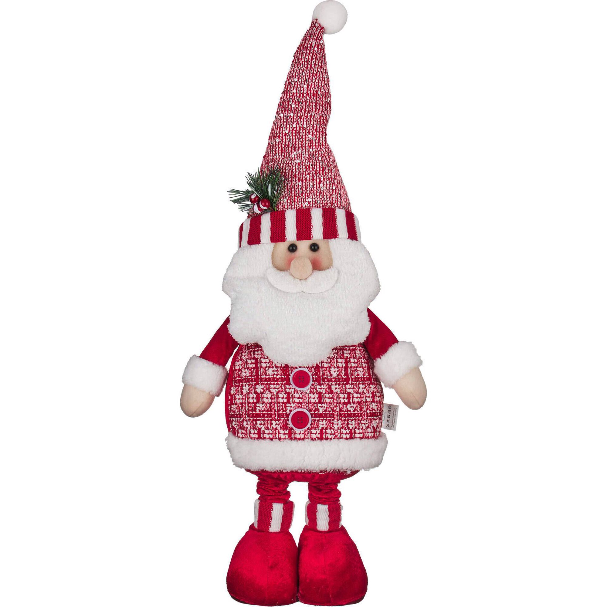 Pai Natal em Pé Veludo 70cm