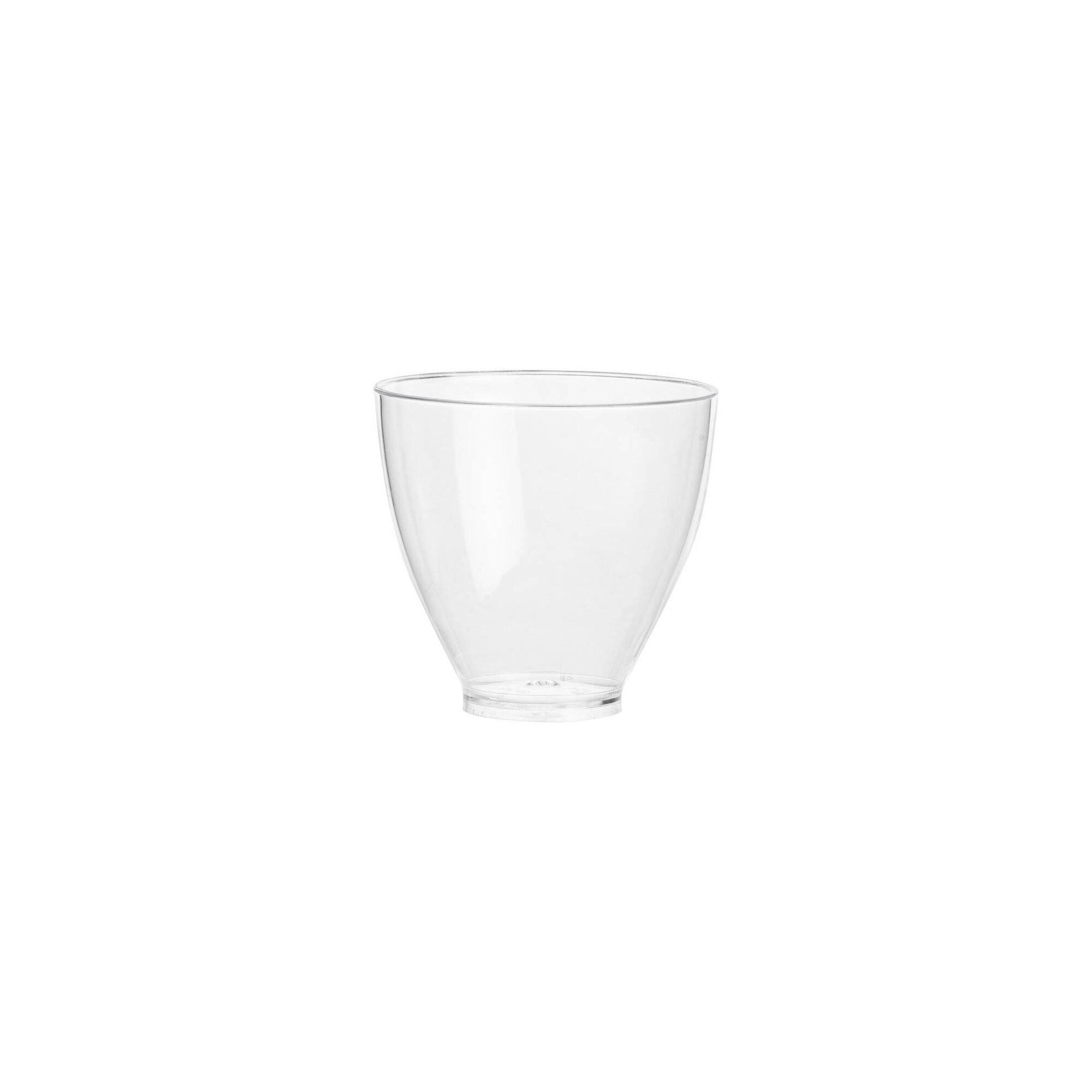 Conjunto de 6 Taças Plástico 14cl Transparentes