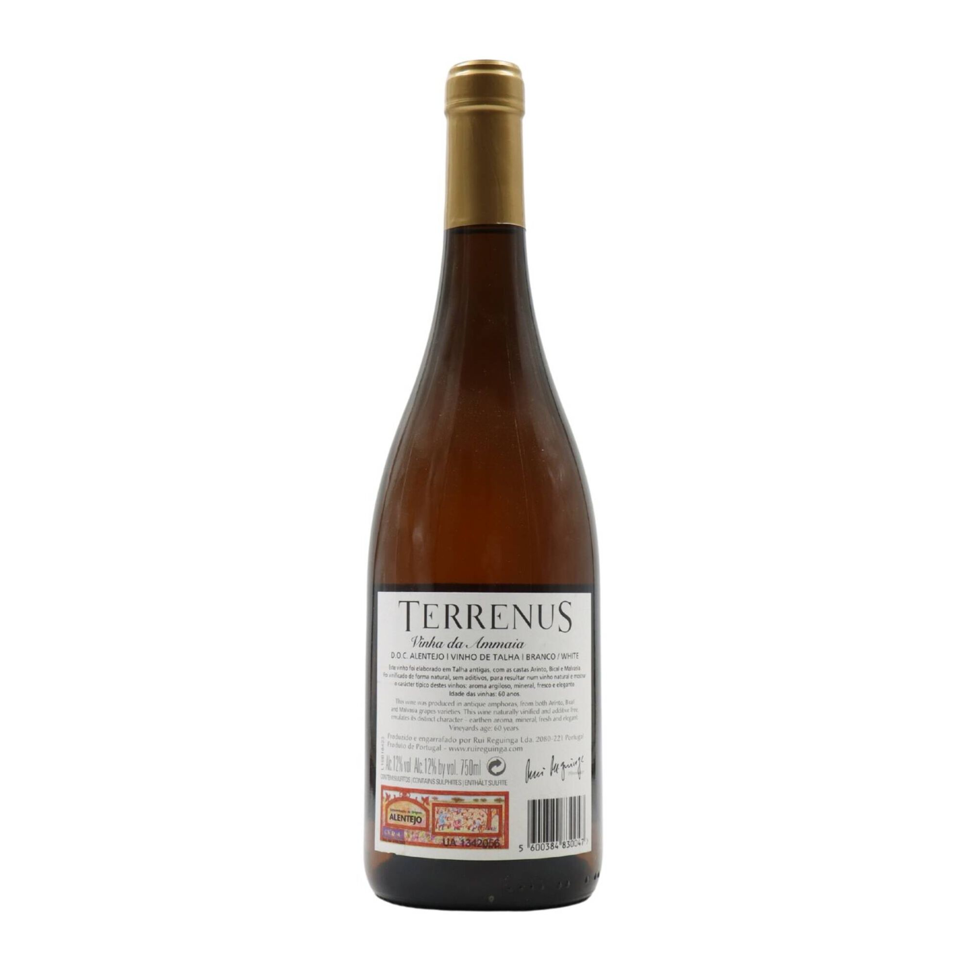 Terrenus Vinha Da Ammaia Amphorae Alentejano Vinho Branco