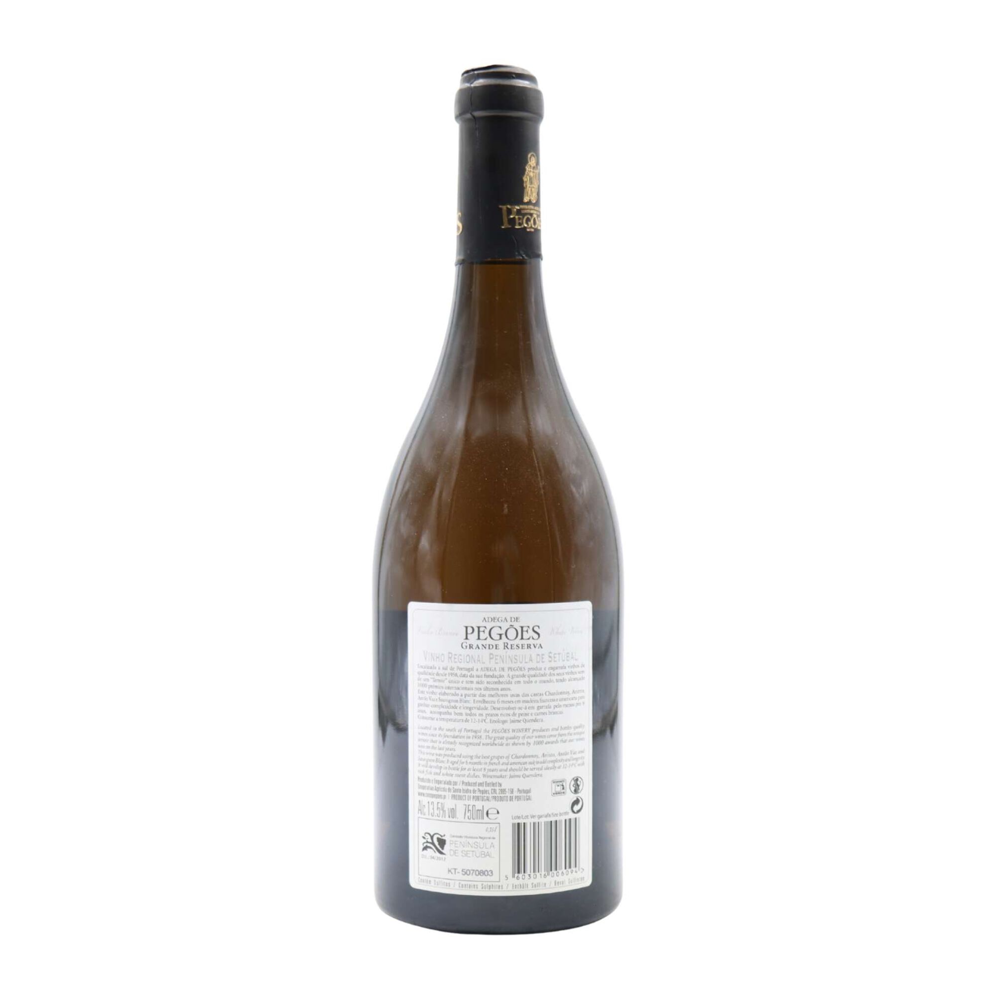Adega de Peg&otilde;es Grande Reserva Pen&iacute;nsula De Set&uacute;bal Vinho Branco