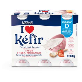 Iogurte Kefir Morango