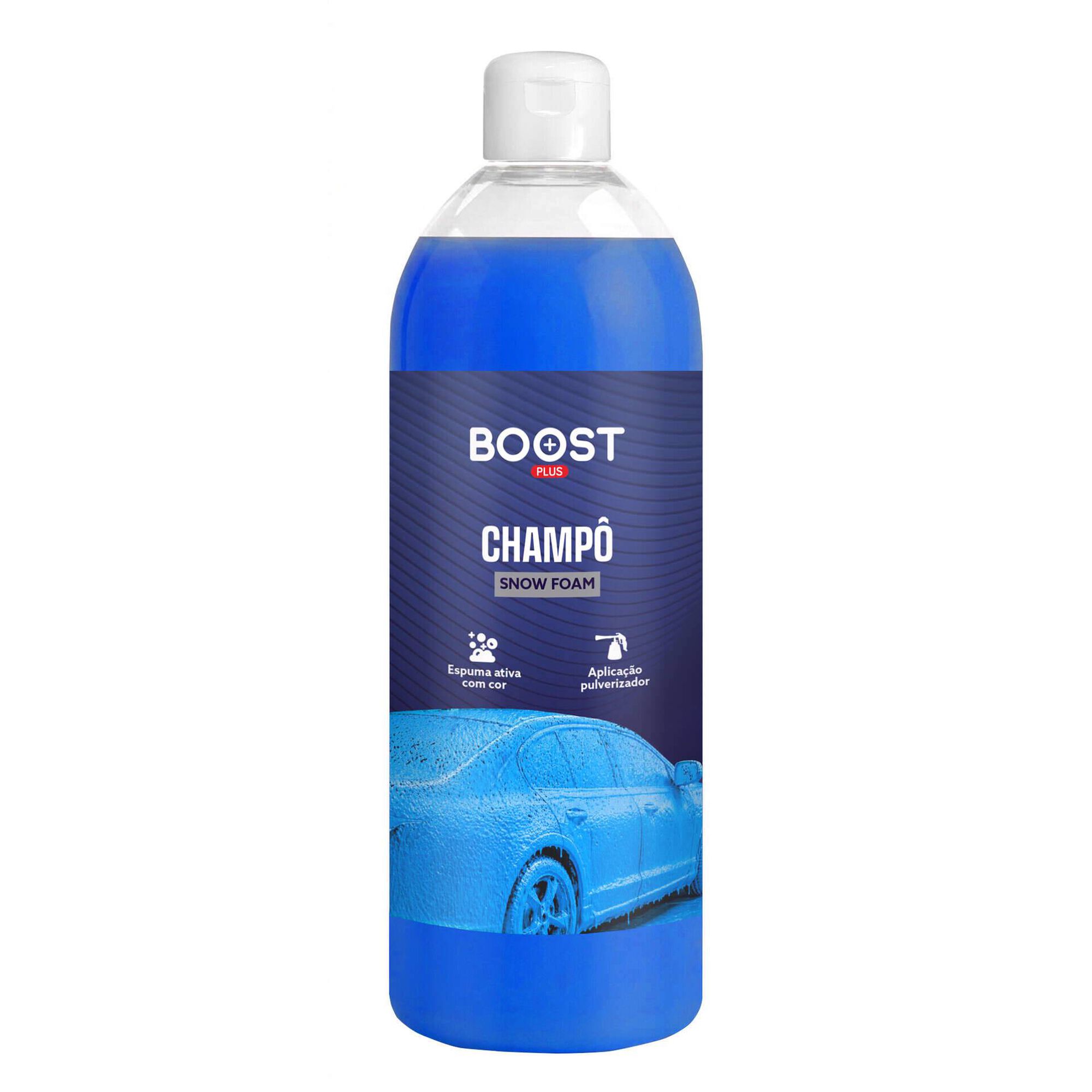 Shampoo Espuma Ativa para Autom&oacute;vel 1 L Azul Boost