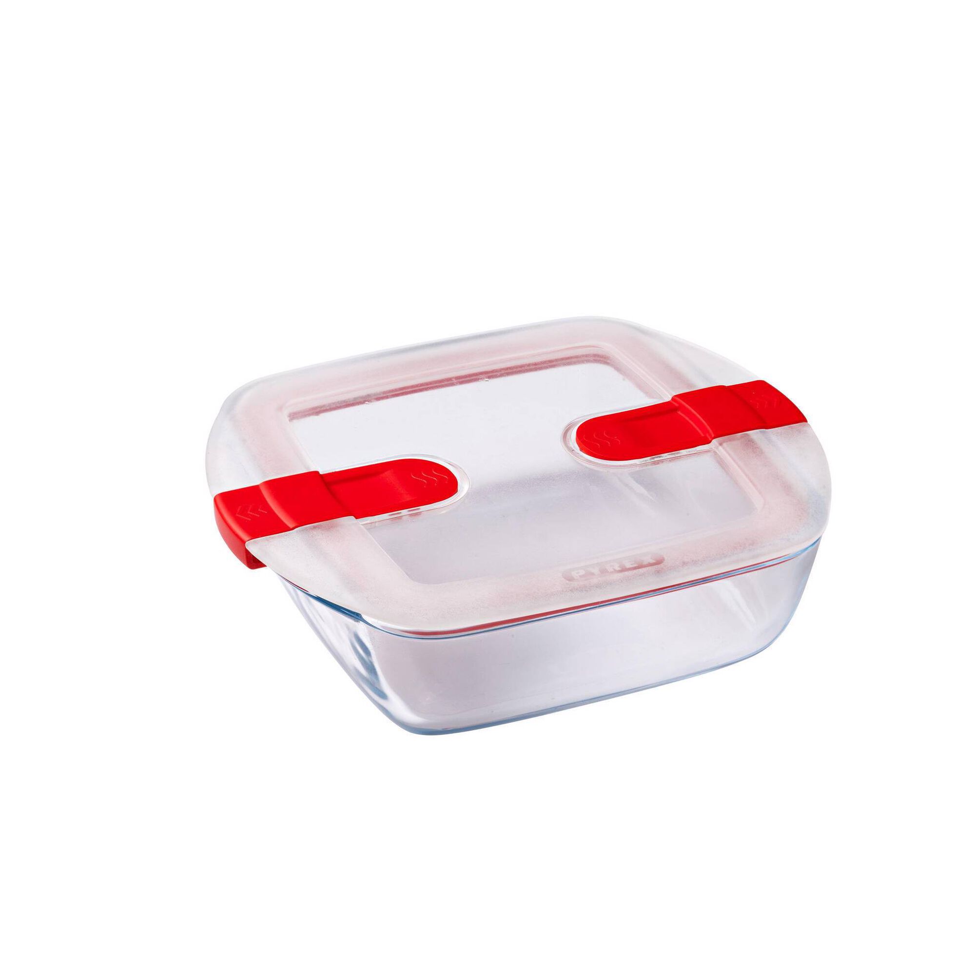 Caixa Herm&eacute;tica Quadrada Vidro Cook&Heat Pyrex